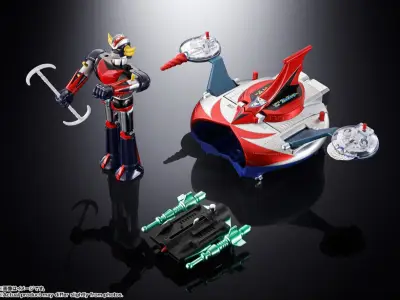 Figurine grendizer ufo spazer popy chogokin deluxe set reissue